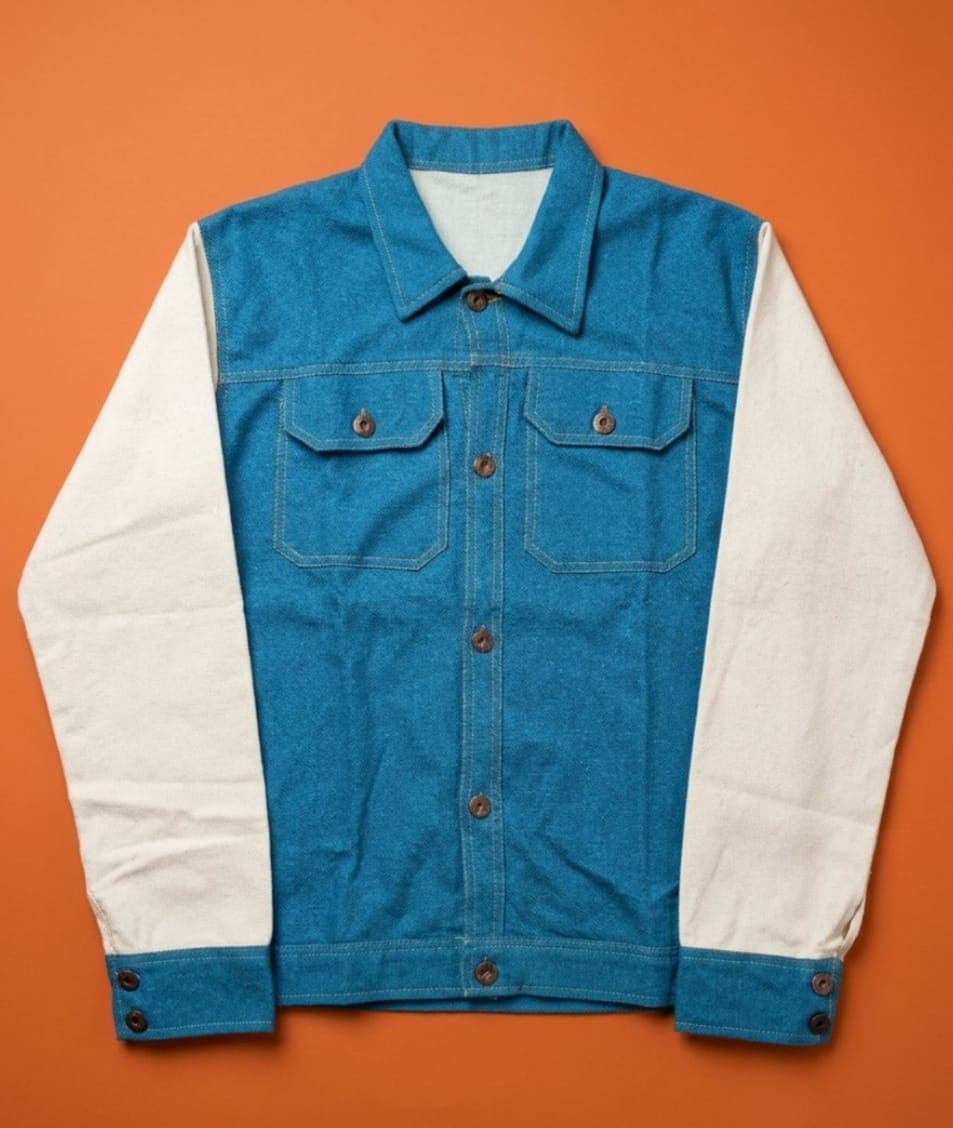 The Artisanal Hemp-Denim Overshirt